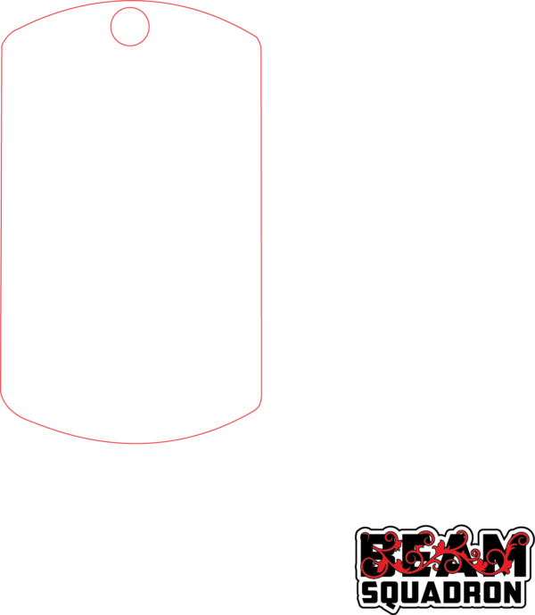 Dog tag-Outlines