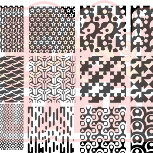 Infinite pattern design set