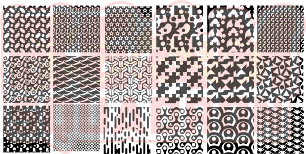Infinite pattern design set