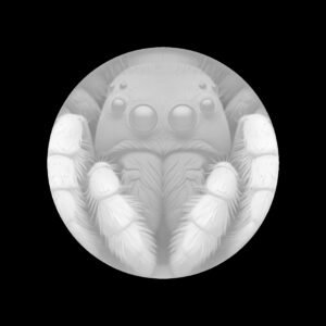 Jumping Spider-3D-Coin