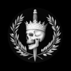 Kings Crown-Olive branch-3D Coin