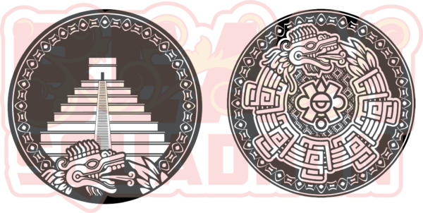 Mayan Sunrise Coin