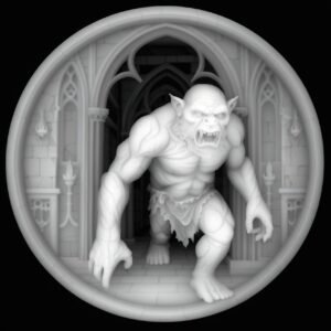 Troll Castle-3D-Coin