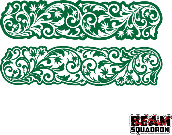 Weed Filigree-Scrolling