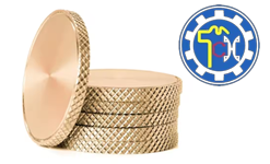 32mm Brass Coin Blanks