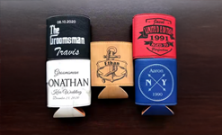 Leatherette Can Cooler