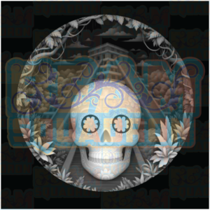 Mayan Skull-Temple-Coin-3D