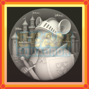Mighty Knight Mouse-3D