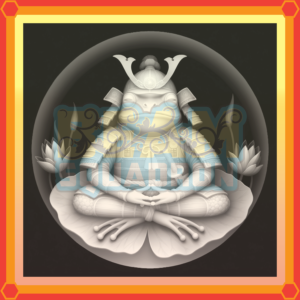 Samurai Frog Meditation