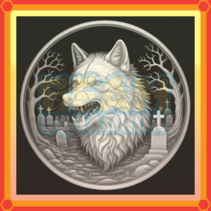 Snarling Wolf Grave-3D